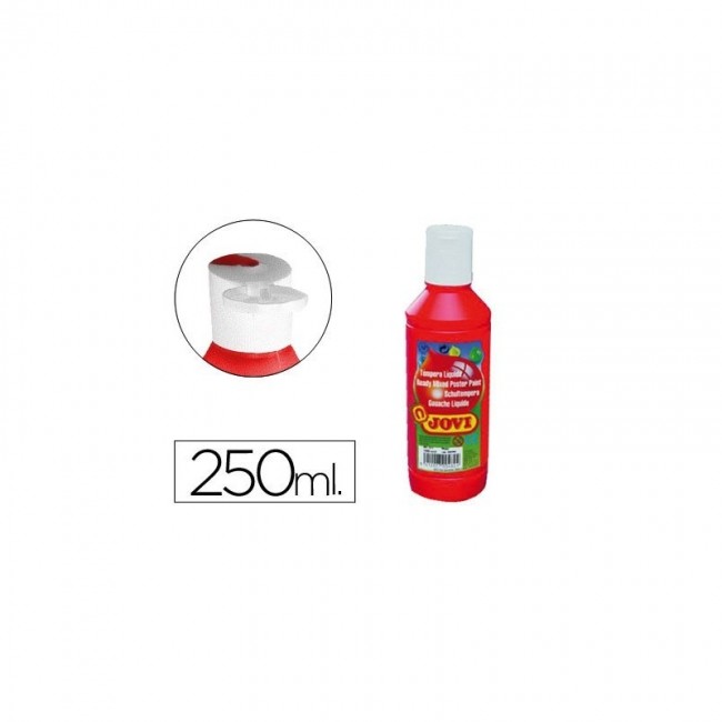 BOTELLA TEMPERA BERMELLON 250ML 9018500