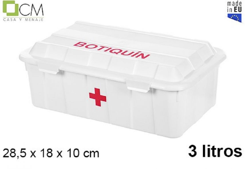 BOTIQUIN PLASTICO 3L 28X18X10 901400