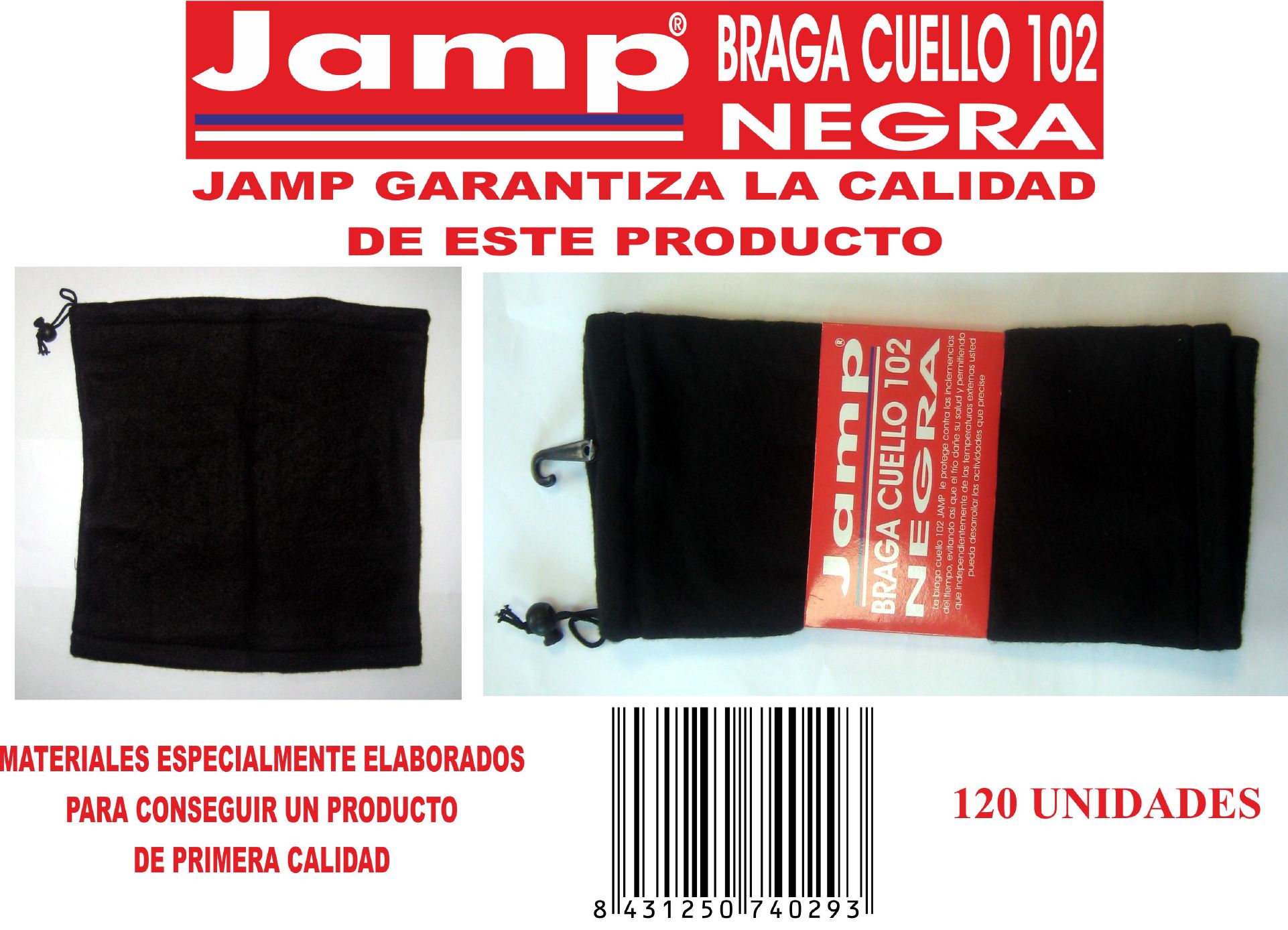 BRAGA CUELLO NEGRA 901000