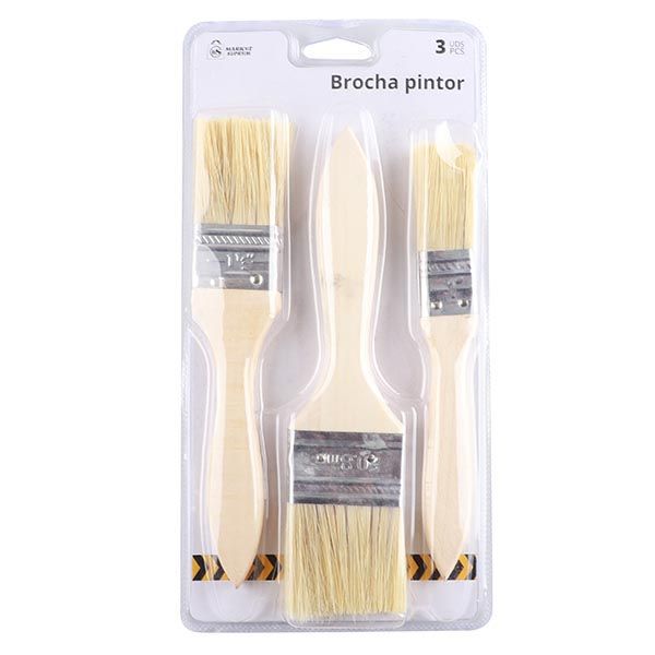 BROCHA PINTOR 3UD M/MADERA  900900