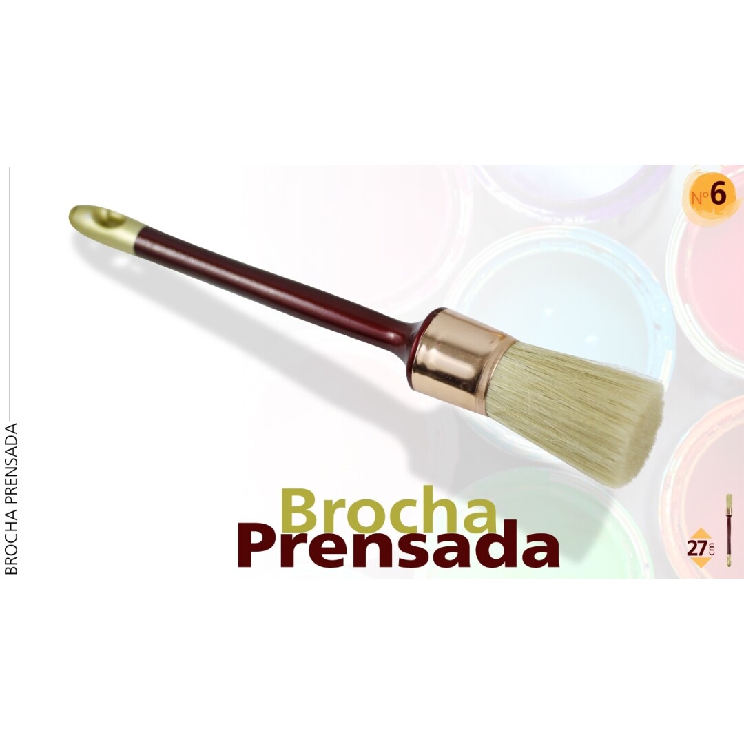 BROCHA PRENSADA Nº6 27CM  901000