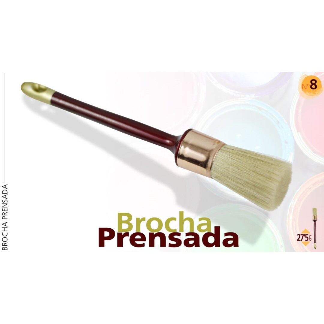 BROCHA PRENSADA Nº8 27.5CM  901400