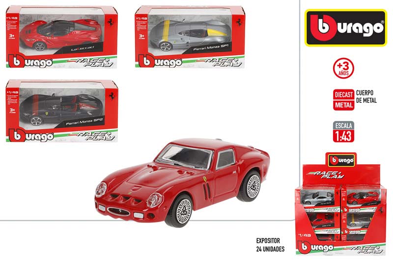 BURAGO COCHE METAL FERRARI 1:43 9049500