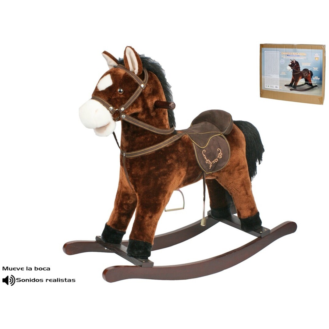 CABALLO BALANCIN MARRON C/SONIDO 9478500