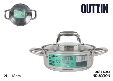 CACEROLA C/T A.IND. 18CM 2L 9102000