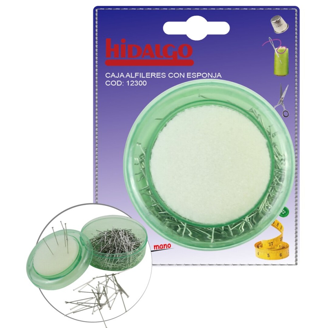 CAJA ALFILERES C/ESPONJA 9005500