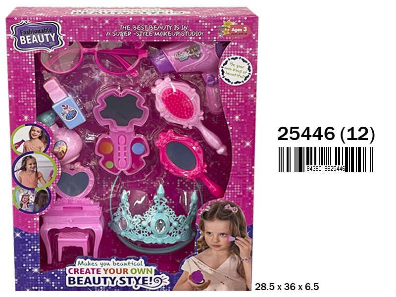 CAJA BELLEZA C/ACC Y TOCADOR 905300