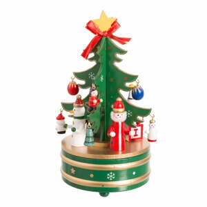 CAJA MUSICA ARBOL MADERA 10X10X18CM 915700