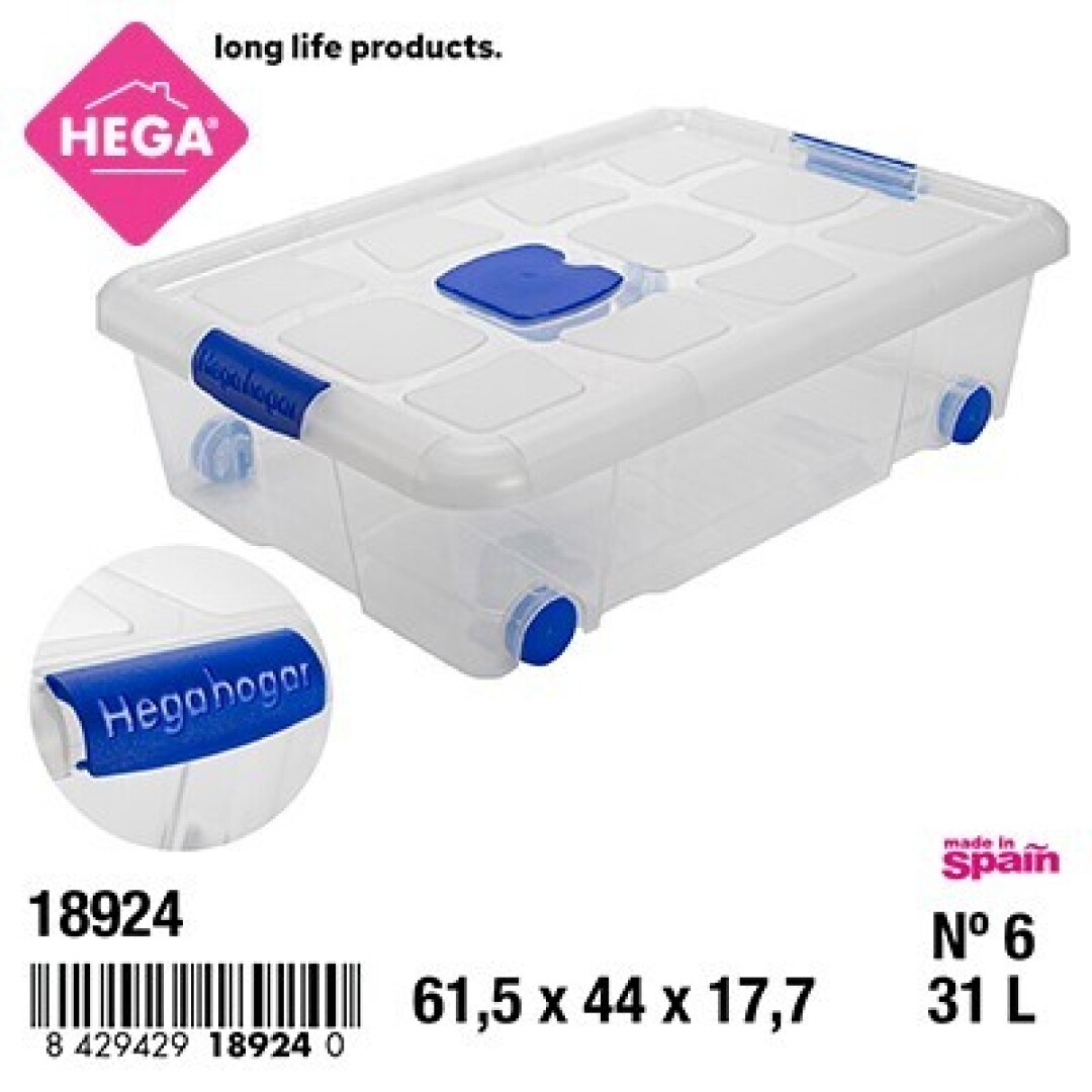 CAJA Nº6 HEGA C/R 31L 61X44X17 908100