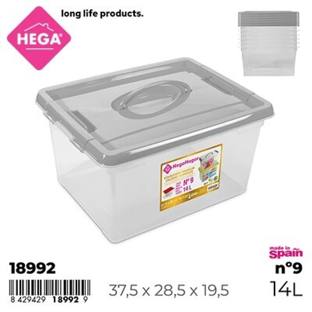 CAJA Nº9 HEGA 14L 38X28X19 903600