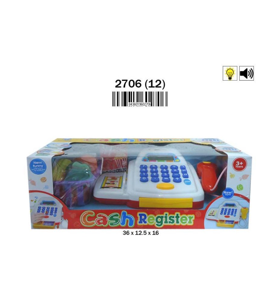 CAJA REGISTRADORA LUZ Y SONIDO 910500