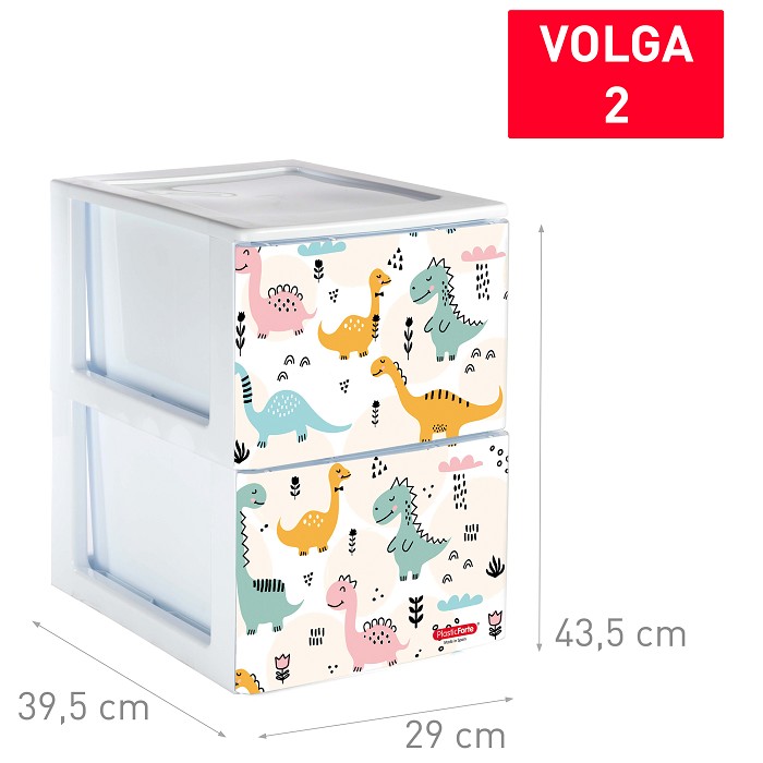 CAJONERA 2CAJ. DINO 43X29X39 912400