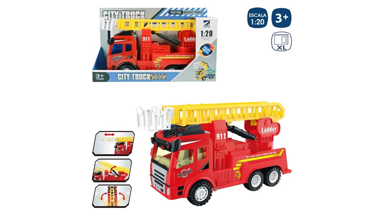 CAMION BOMBEROS 38CM 910700