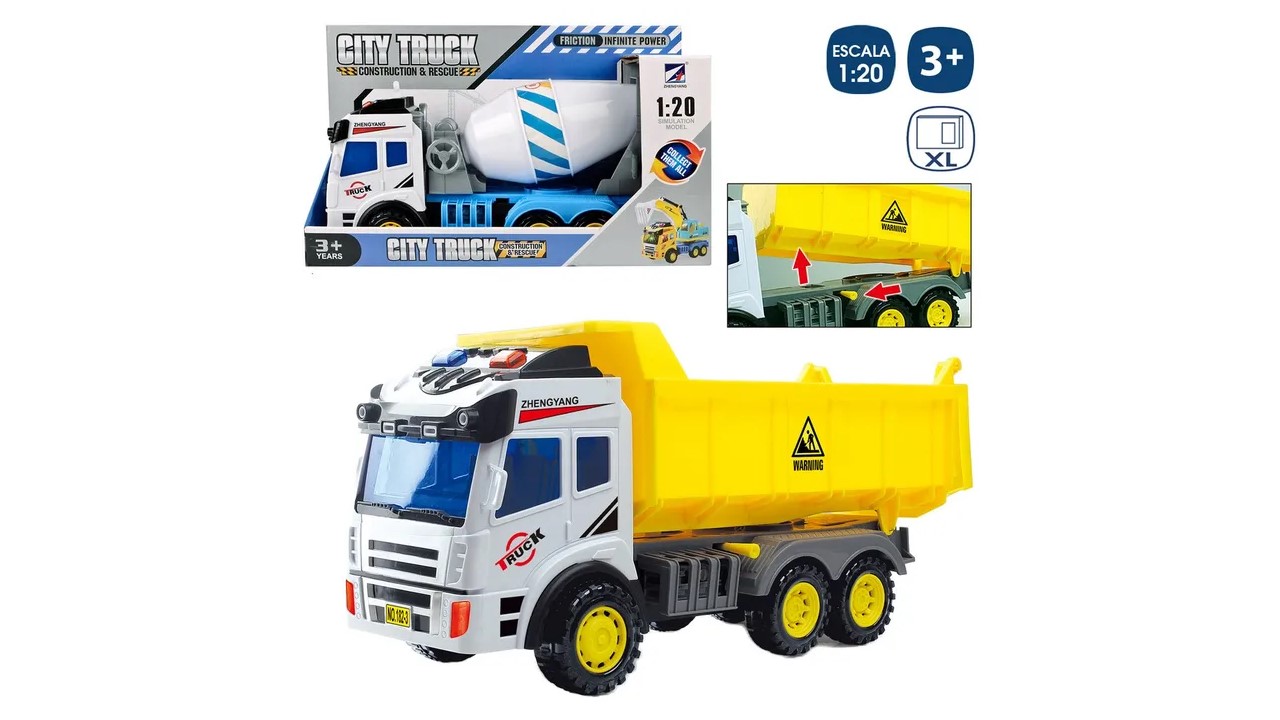 CAMION OBRAS PUBLICAS 28CM 910700