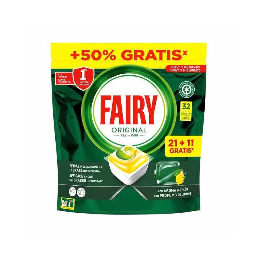 CAPSULAS FAIRY LIMON 32UD 905400