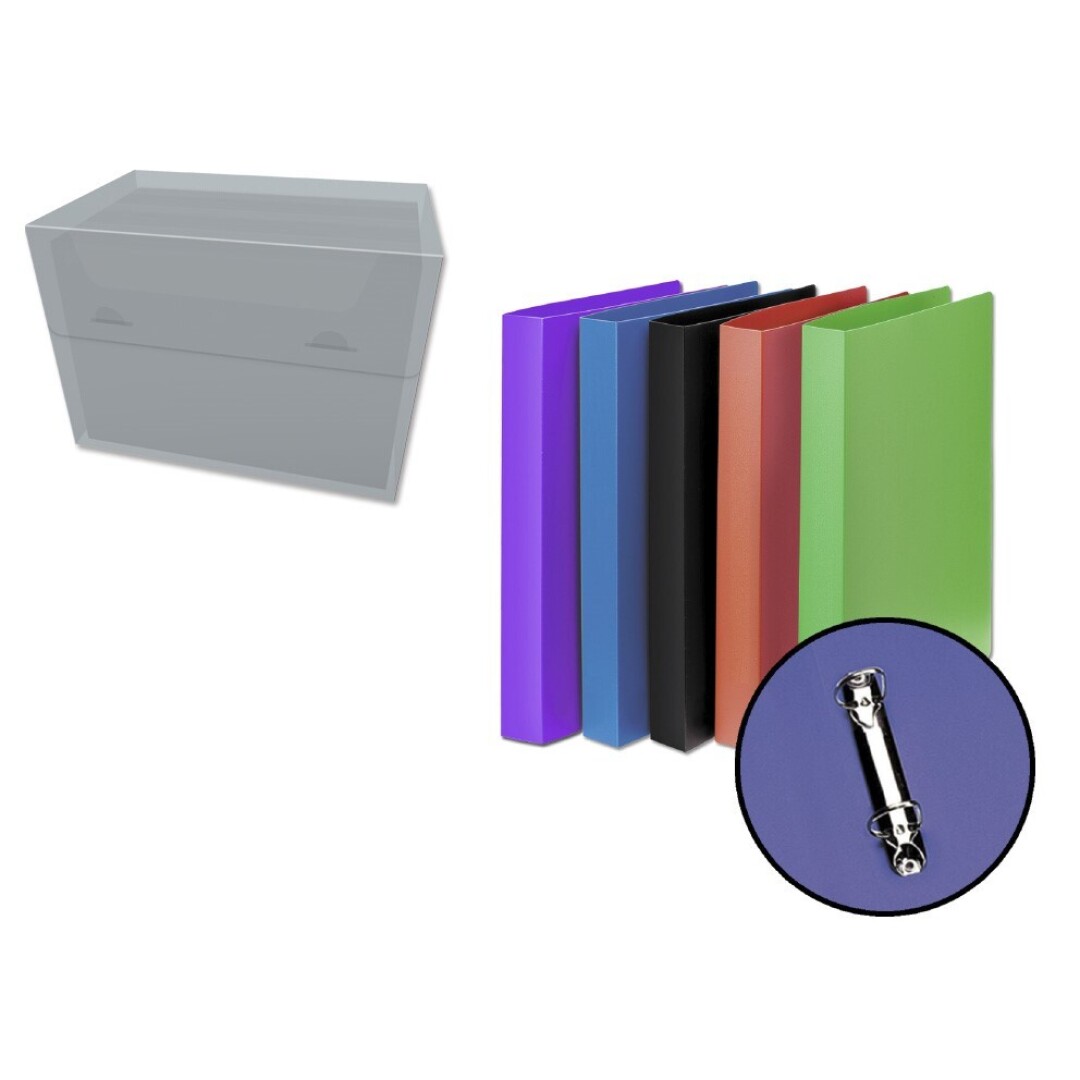 CARPETA P.P. 2ANILLAS  A4 COLOR 902000