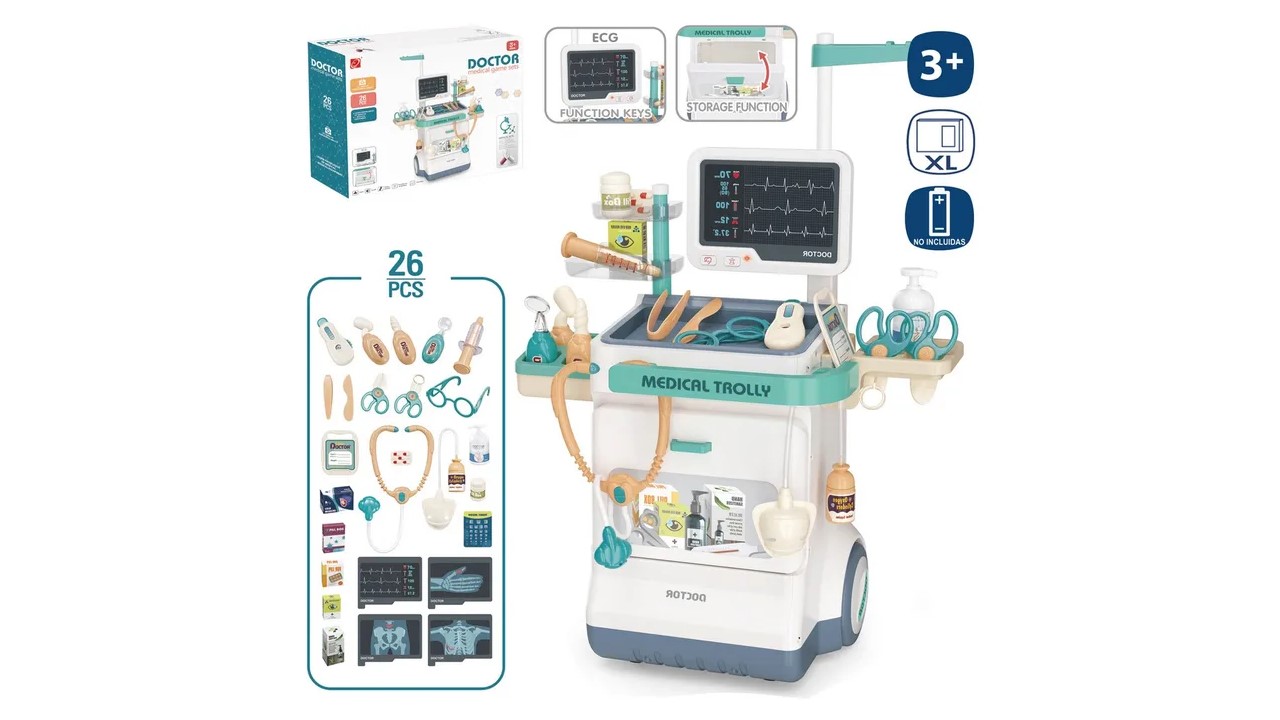 CARRO DOCTOR C/LUZ Y SON. 46X26X115 926700