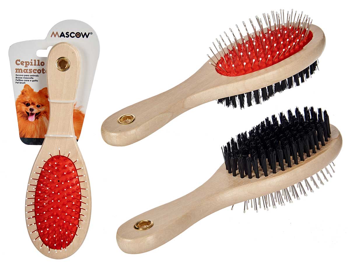CEPILLO DOBLE MASCOTA M/MAD 901500
