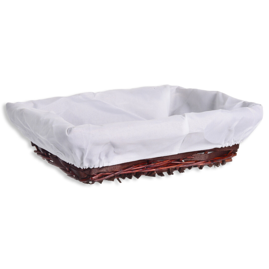 CESTA MIMBRE CAOBA C/FORRO 26X20 901700