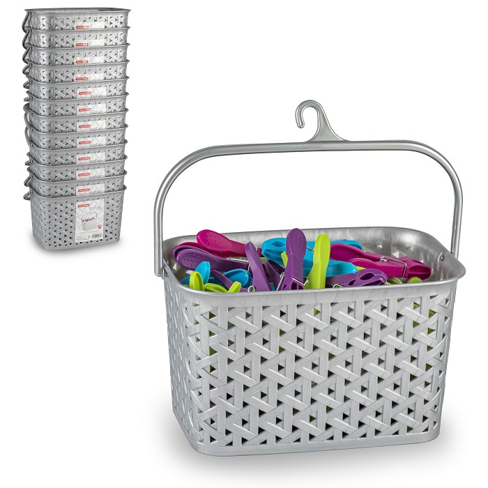 CESTA PINZAS PLATA 901700