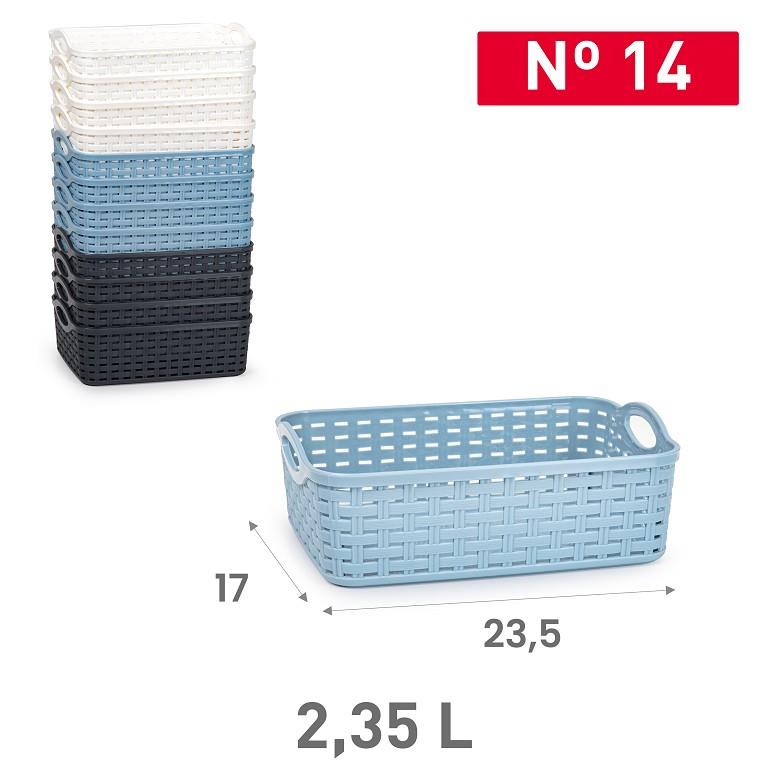 CESTA RATTAN Nº14 2.35L 17X23 9012500