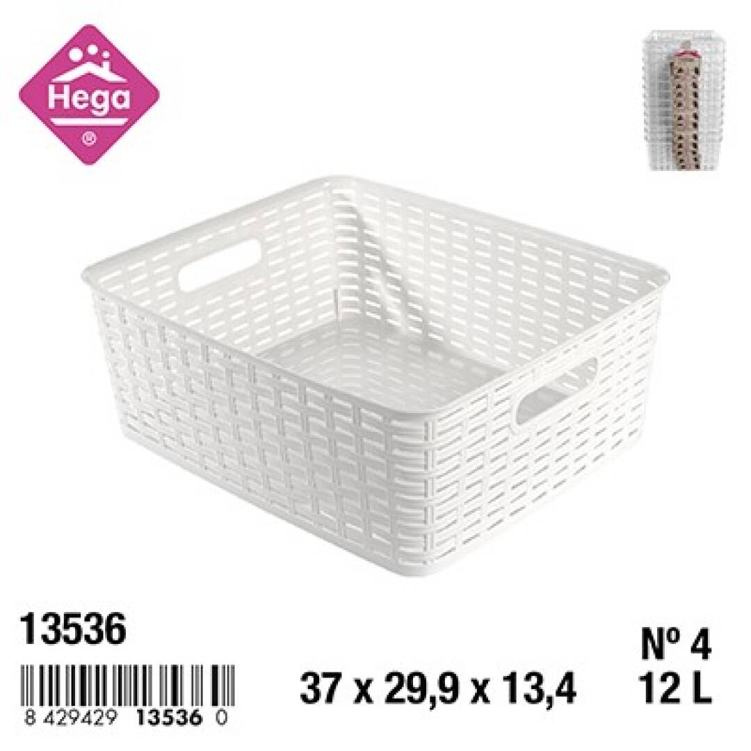 CESTA RATTAN Nº4 12L 37X29X13 BCA 9028500