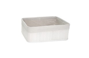CESTO BAMBU BLANCO 29X29X10 9043000