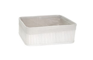 CESTO BAMBU BLANCO 33X23X12 9046500