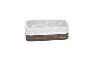 CESTO BAMBU MARRON 25X25X8 903500
