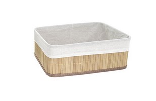 CESTO BAMBU MARRON 29X29X10 90395