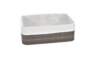 CESTO BAMBU MARRON 33X23X12 904300
