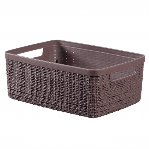CESTO JUTE MARRON  20X11X27 904600