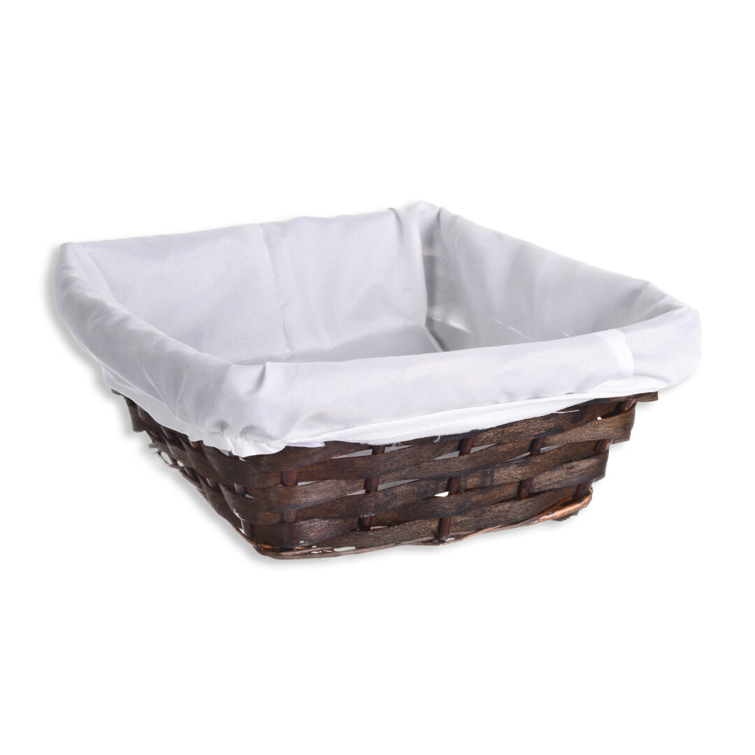 CESTO MIMBRE CAOBA C/FORRO 22X22 901700