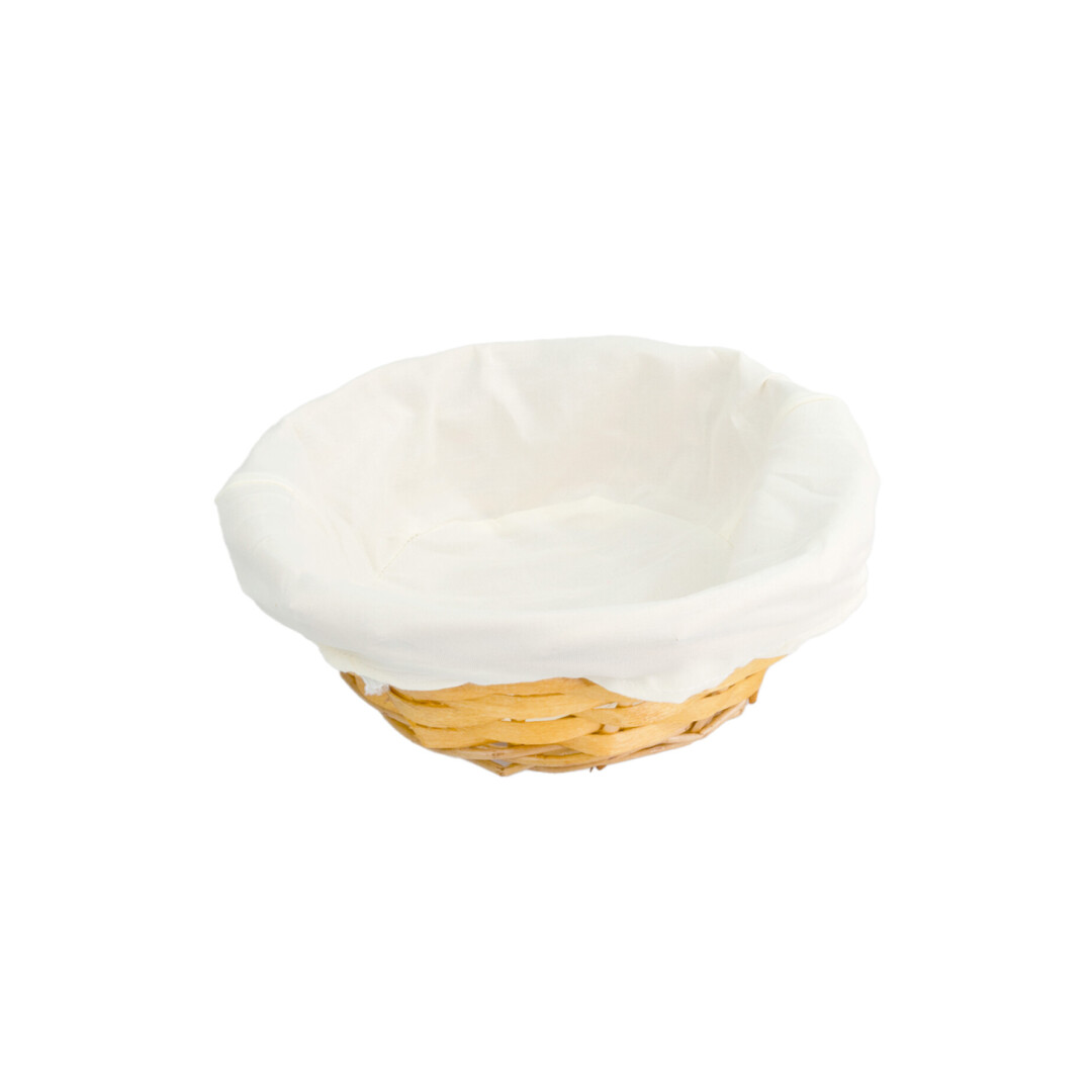 CESTO MIMBRE MIEL C/FORRO 21CM 901700