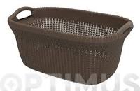 CESTO PLANCHA MARRON 69X39X27 40L 918100