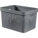 CESTO RECICL.GRIS 17L 16X36X27 906500