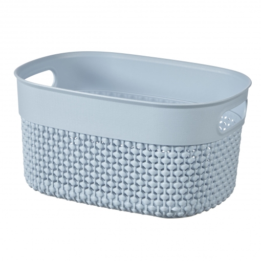 CESTO RESINA AZUL 27X22X15 9057500