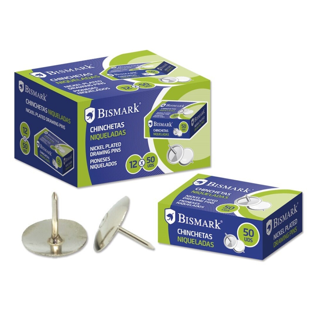 CHINCHETAS NIQUELADAS CAJA 50UD 9003500