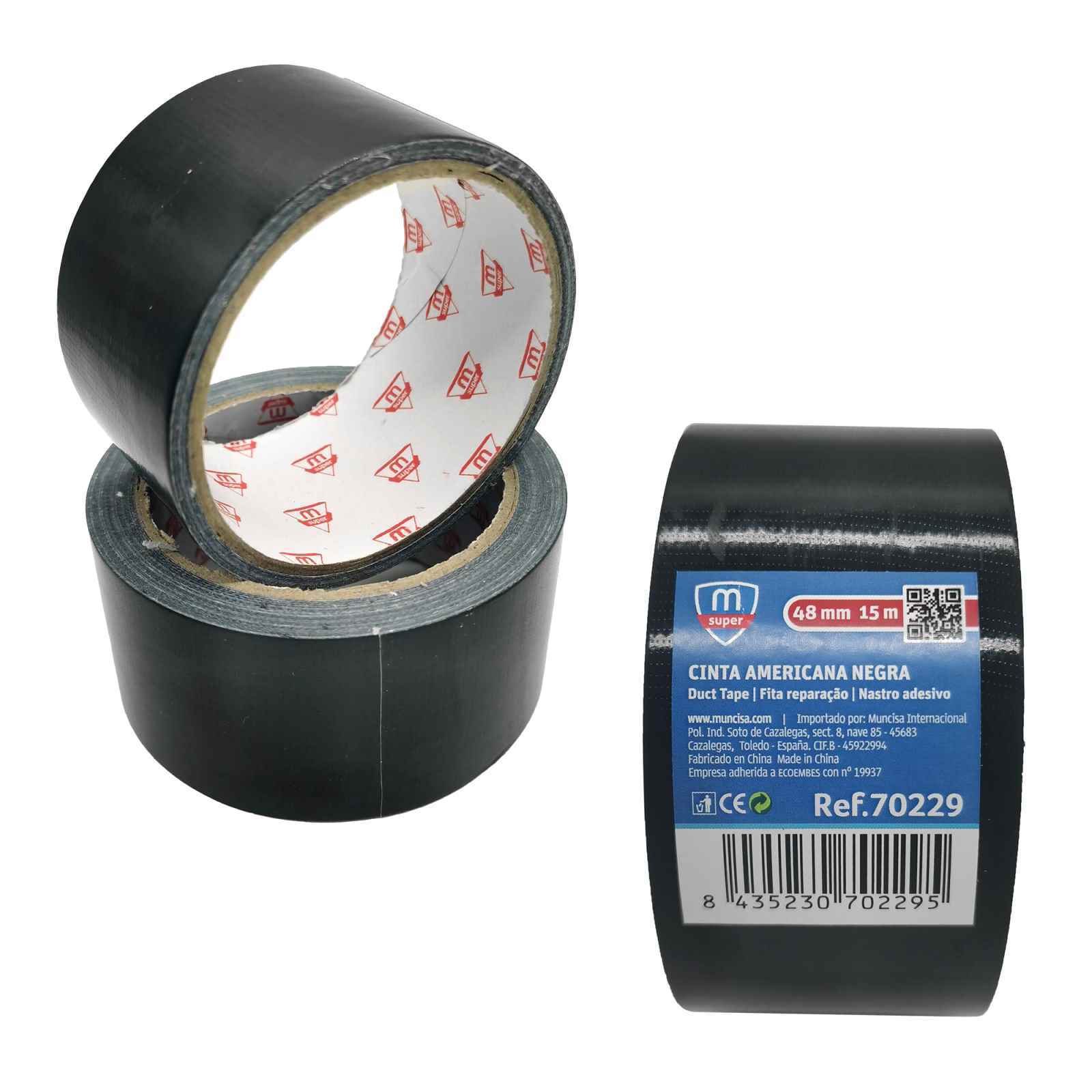CINTA AMERICANA NEGRA 4.8CMX15M 9013200