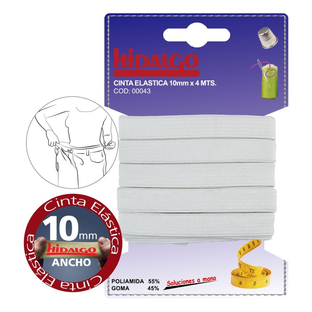CINTA ELAST. BLANCA 100MMX4M 9005500