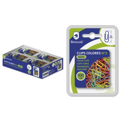 CLIP COLORES Nº2 100UND 600600