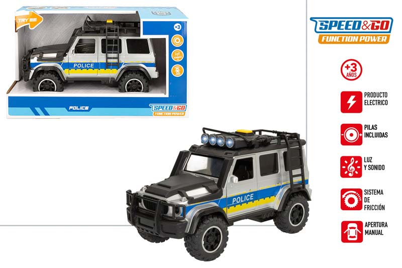 COCHE POLICIA FRICCION L/S 908200