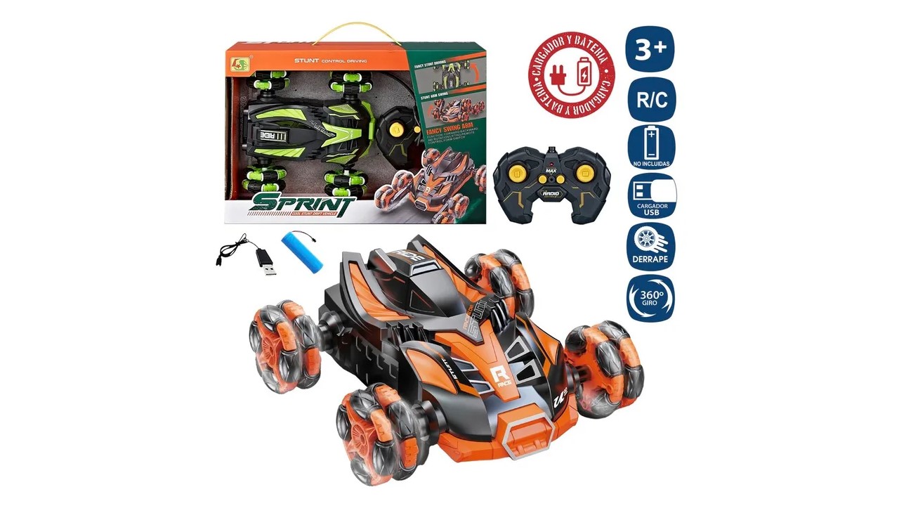 COCHE R/C 7F C+B SPRINT DERRAPAJE 917500