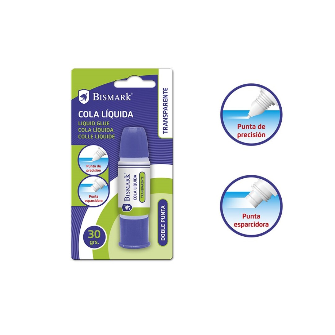COLA LIQUIDA BISMARK 30GR TRANSP 900700