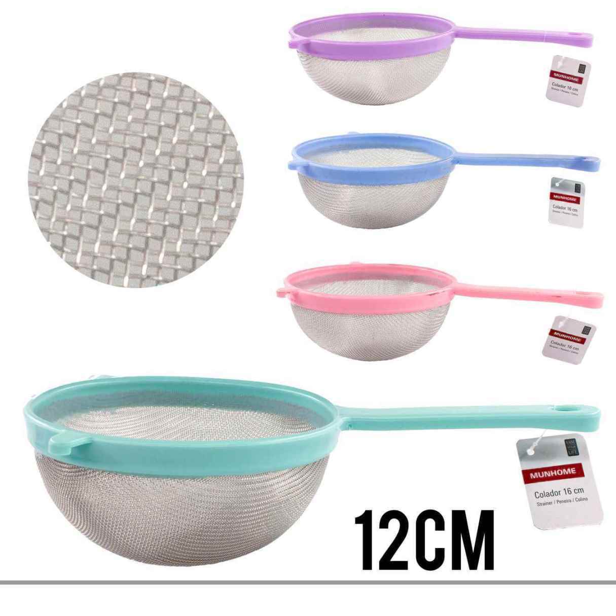 COLADOR COLOR PASTEL  12CM 9007500