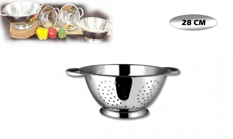 COLADOR INOX  2 ASAS 28CM 903200
