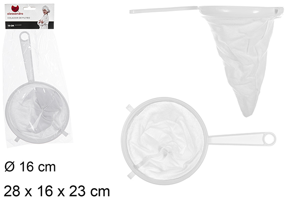 COLADOR TELA 16CM 90132000