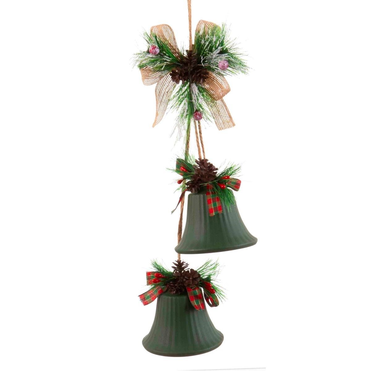 COLGANTE 2CAMPANAS VERDE 14X9X47 9062500