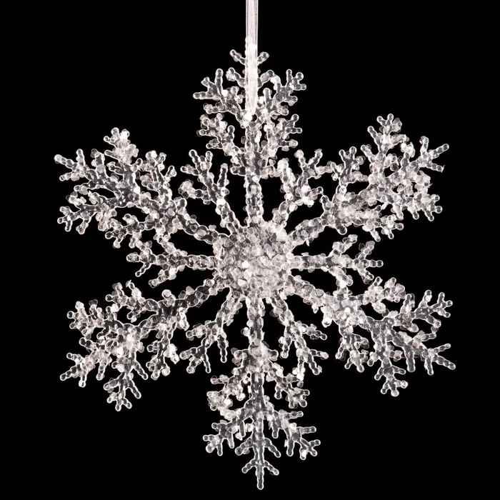COLGANTE ESTRELLA NIEVE 30X30 9024500