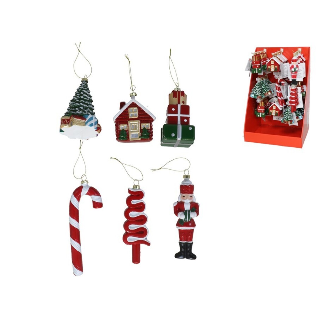 COLGANTE NAVIDEÑO 6X6X11 CM 901750